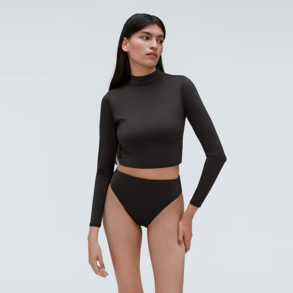 Everlane long sleeves swimsuit top brand new!!